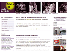 Tablet Screenshot of nachtkritik-stuecke09.de